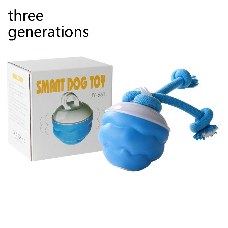 Motion-Activated Interactive Rolling Dog Ball" or simply "Automatic Rolling Dog Ball Toy.